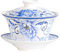Liang baobao Traditionelles Gaiwan-Teeservice mit Deckel und Untertasse, Gongfu-Teetasse, Porzellan, 284 ml