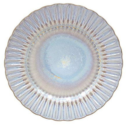 Costa Nova, Cristal colección, Vajilla elegante, gres, Plato llano, nacar, 28 cm, 6 piezas