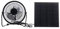 Yardwe Solar Fan Solar Panel Fan 5W Solar Plate Power Bank Cooling Fan For Greenhouse Pet Dog Chicken House Traveling Cooling Solar Power Fan