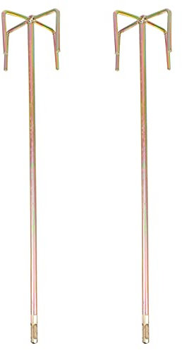 Angoily 2 Piezas Mezclador de Mortero de Cemento Mezclador de Pintura Óleo Varillas Mezcladoras de Pintura Batidor de Pintura para Taladro Eléctrico Accesorios de Agitación Estilo 2