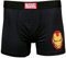 Iron Man Marvel Classic Logo Boxer Briefs (as8, alpha, x_l, regular, regular) Black