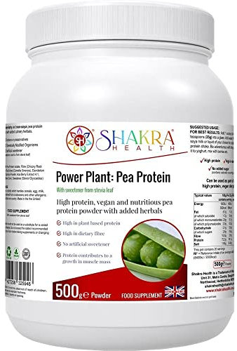 Power Plant: Vegan Alternative High Protein, High Fibre Powder Shake for Workout, Muscle Mass and Training | Spiritually Aligned Supplements. Shakra Health