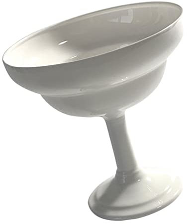 Happyyami Gobelet en Céramique Tasses à Pouding Gobelet à Bière Verre à Dessert Coupes De Fruits Tasses à Mousses en Céramique Gobelets De Boisson Style Européen Blanche Tasse en Porcelaine