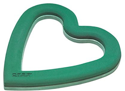 Flowerbox Oasis Steckschaum ECObase Herzen Offen 50cm Steckmasse Steckschwamm - 2 Stück