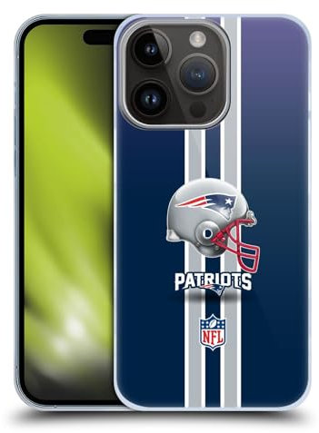 Head Case Designs Offizielle NFL Helm New England Patriots Logo Harte Rueckseiten Handyhülle Hülle Huelle kompatibel mit Apple iPhone 15 Pro