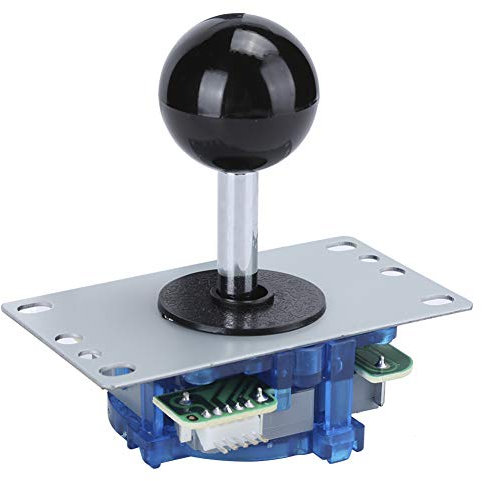 Fighting Machine Arcade Game Console Joystick, Three Dimensional Game Console Joystick Controllers, High Sensitivity No Delay Gamepad Accessory(Black)