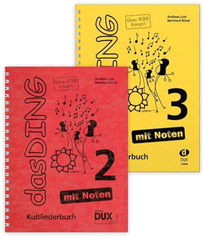 Das Ding mit Noten Band 2 und Band 3 (D 7777, D 8888, 9783868491852, 9783868491944) + Soundman-Notenheft + 2 Notenbleistifte (Starterset)