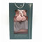 Aroma Home Pink Faux Fur Hot Water Bottle & Grey Satin Eye Mask Gift Set - Luxuriously Soft & Fluffy, Perfect for Warmth and Relaxation