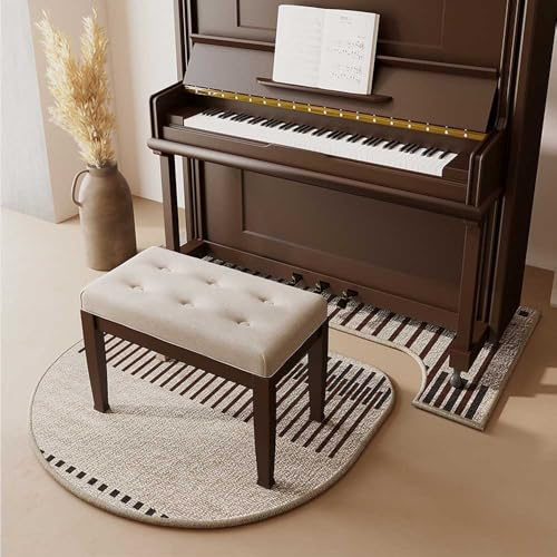 GYYFQH Klavierteppich Schallschutz,schalldämmung Boden Klavier,klavierteppich,schalldämmung Boden Teppich,Anti Vibration Matte,70×160cm(klavierständer 110×110cm（klavierhocker）(G,70×160+110×110cm)