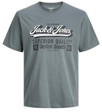 JACK & JONES Herren Jjelogo Tee Ss Oneck 2 Col Aw25 Noos Jnr