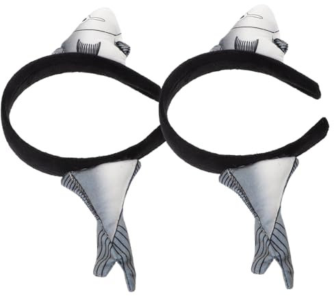 IWOWHERO Meer Haarreif 8 Stück Gesalzener Fisch Stirnband Halloween Cosplay Stirnbänder Kostüm Kopfbedeckung Halloween Plüsch Stirnband Bekleidung Lustiger Clown Lustige Haarbänder Partyzubehör