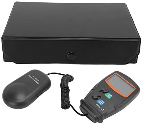 Mavaol Digitales Lux-Messgerät, tragbarer Lichtpegeltester, hohe Genauigkeit, großer Bereich, 0–50000 lx, kompaktes Design für den Einsatz im Büro, in der Schule, in der Fabrik