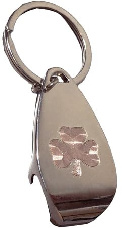 Premium Diamond-Etched Irish Shamrock Bottle Opener - Precision Rotary Engraved National Symbol - Perfect St Patrick's Day Gift - Luxury Bar Accessory