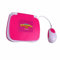 Enfants Bilingue d'apprentissage Ordinateur Portable Interactif Éducatif Anglais Espagnol Musique Fonction ABS Matériel pour Enfants Éducation Précoce (Pink)