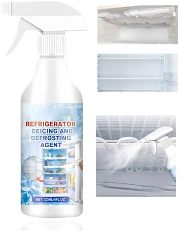 Defrosting Spray for Fridge Freezer,Rapid Fridge Freezer Defrosting Spray,Rapid Fridg-e Defrosting Spra-y,Freezer De-frosting De-frosting Spr-ay for Free-zers Only,Fri-dge Cleaner,Fri-dge Deodoriser