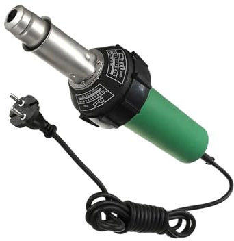 HYZHANHONG Kit Saldatore di Riparazione in plastica con Pistola per Saldatura in plastica ad Aria Calda da 220 V, saldatrice in plastica per Saldatura a Gas ad Aria PE/PVC (1600 W)