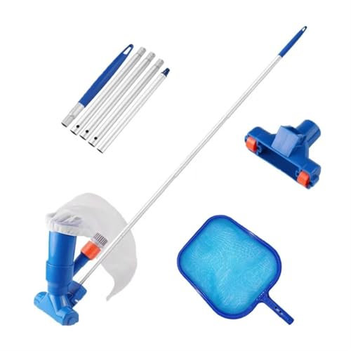 Pool Maintenance Kit Kit de Limpieza con aspiradora para Piscinas, Red de Limpieza de Fondo para Filtro de Piscina, Juego de aspiradora para Piscinas, Skimmer de Limpieza