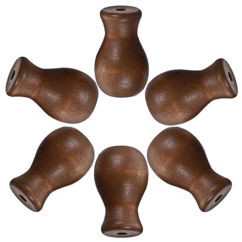 BESPORTBLE 6 pièces Lot de Boutons de Cordon Bois pour Stores et Rideaux Accessoires Rideaux Stores Intérieur Glands Cordons Durables et Faciles à Installer Vénitiens