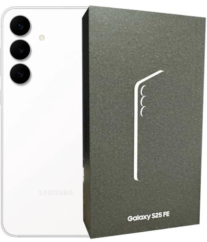 Samsung Galaxy S25 FE 5G SM-S731B Exynos 2400 8GB RAM SIM-Free Unlocked Android 16 Smartphone (White, 512, GB)