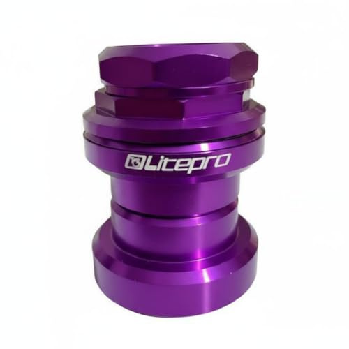 FytStycale Coppa Serie Sterzo 34 Mm Metallo Lavorato Tazza in Lega di Alluminio Leggero Accessorio Bici, Viola