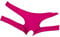 Boowhol Frauen Unterwäsche Rückenfrei Ouvert Sexy Tanga Unterhosen Panty groß Größe (5XL, Rose)