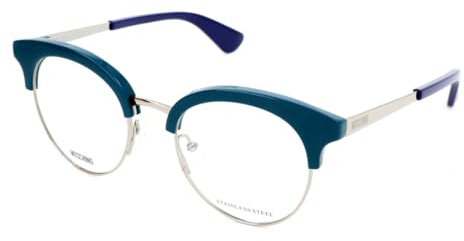 Moschino MOS514 ZI9 TRANSPARENT TEAL TEAL 49/19/145 Damen Brillen