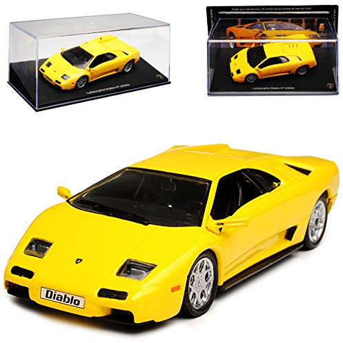 Lamborgihini Diablo VT Coupe Gelb 1990-2001 1/43 Atlas Modell Auto
