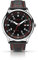 Sekonda Herren-Armbanduhr 1463, schwarzes Lederband mit roter Naht