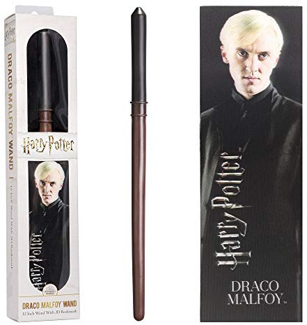 The Noble Collection Draco Malfoy Zauberstab und 3D Lesezeichen 30Cm