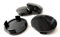 Nabenkappen Felgendeckel für Alufelgen 60mm N23 Schwarz (4 Stück) DIK157