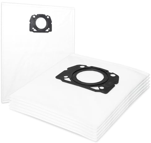 Staubsaugermanufaktur 5 Staubsaugerbeutel passend für Kärcher MV 5 WD 5 | WD 5.300 WD 5.400 WD 5.600 WD 5.800