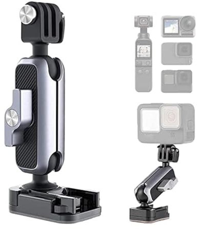 PGYTECH Action Camera Adhesive Mount on Cameras, Compatible with GoPro Hero 10/9/8/7/6/5/Max DJI Osmo Pocket 2/1 Osmo Action Insta One R/X / X2