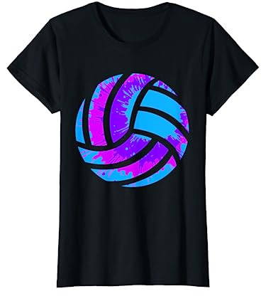 Volleyball Farbenfroh Design Hobby T-Shirt