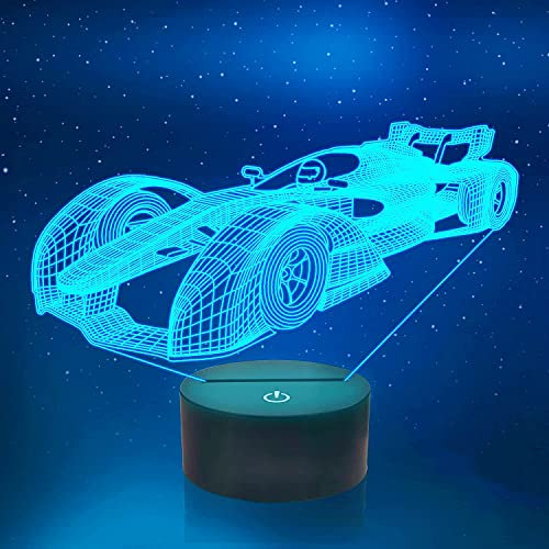 Jinson well 3D lkw auto Lampe nacht licht optische Illusion led Nachtlicht 7 Farbwechsel Touch Switch Tisch Schreibtisch Dekoration Lampen mit Acryl USB Spielzeug