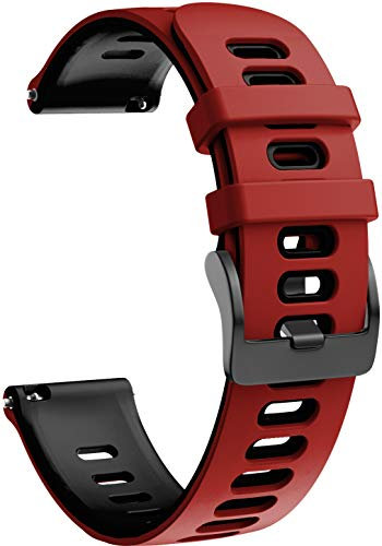 Shieranlee 22mm Armband kompatibel mit Huawei Watch3 Armband,Huawei Watch3 pro Armband,Vantage M/M2,Letsfit IW2/Popglory Armband/BV-X1/BV-SW01/UMIDIGI Uwatch 3S/COROS Armband/SUUNTO 9 Peak Armband