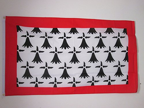 FLAGGE LIMOUSIN 90x60cm - LIMOUSIN FAHNE 60 x 90 cm - flaggen AZ FLAG Top Qualität