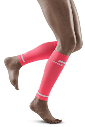 CEP - THE RUN COMPRESSION CALF SLEEVES für Damen | Stulpen für die Beine | Beinlinge in pink zur effektiven Muskelaktivierung der Wade | Gr. II | S