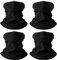 HEGCOIIE 4 Stück Winter Loop Schal für Herren & Damen,Weichem Fleece Schlauchschal Winddicht Halstuch Halswärmer für Outdoor Skifahren motorrad Radfahren.…