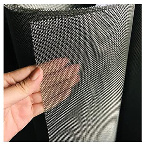 Stainless Steel Mesh, 20 Mesh Woven Fine Wire Mesh Sheet, Perfect for Cabinet, Vent Mesh, Window Screen Mesh, Floor Drain,Silver,0.65x1m(25x39inch)
