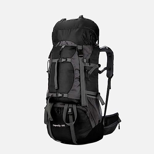 FLYIFE Trekkingrucksack 60L Leichtes Wandern Rucksack,Multifunktions Wasser-resistent Casual Camping Trekking Rucksack für Radfahren Reisen Klettern Outdoor Sport Reiserucksack Camping