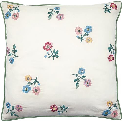 GreenGate Adelena Kissenhülle White 40x40cm