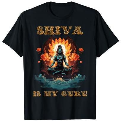 Shiva Is My Guru Hinduistische Spirituelle Meditation Hippie Yoga T-Shirt