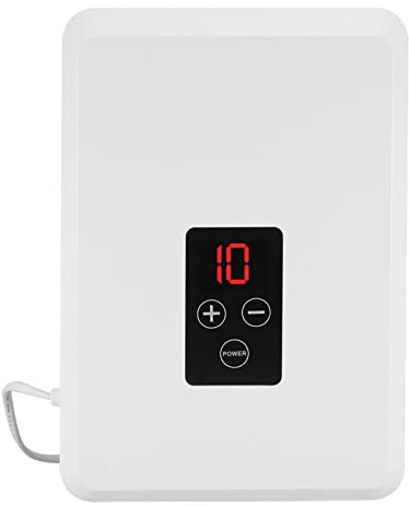 Xcello Ozonizador De Agua, Generador De Ozono Portátil, Purificador De Aire del Generador De Ozono, ABS para El Hogar Cocina Frutas Verduras(EU-White)