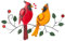 YiYa Outdoor Metal Wall Decor Metal Bird Wall Decoration Metal Birds Wall Art Modern Wall Decoration for Motif Birds Bedroom Living Room Garden Patio Zau