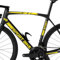 Kit 15 Adesivi Stickers Bici Protezione Decal Universale Telaio Bicicletta MTB Mountain Bike Corsa Ciclo Cross Fat Bike Downhill elettrica Frame Sport Bike cod.2401 (025 Giallo)