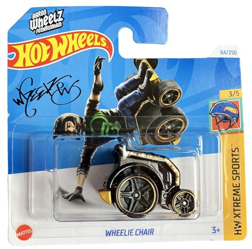 Hot Wheels - Silla Wheelie - HW Xtreme Sports 3/5 - HTD18 - Short Card - Aaron Wheelz Fotheringham - Mattel 2024-1:64