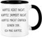 Diztoud Kaffeetasse, Kaffee Geschenk, lustig Tasse mit spruch Kaffee redet nicht, Kaffee jammert nicht, Kaffee macht einfach seinen Job, Geschenke für Arbeitskollegen Chef Büro, 325ml Keramik Tasse