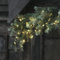 Lights4fun 150cm Dual LED Weihnachtsgirlande beleuchtet Girlande künstlich Außen Deko Weihnachten mit Timer