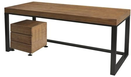 REIFOR Gaming Schreibtisch Computertisch Computertisch Aus Massivem Holz Mit Separatem Schubladenschrank, Bürotisch, Schreibtisch Zu Hause, Schreibtisch, Laptoptisch Gaming Tisch Bürotisch