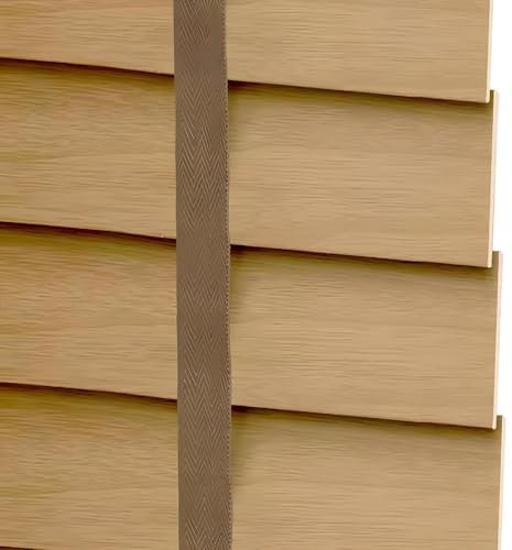 Eiauiuo Jalousette Holz Jalousetten Verdunkelung Jalousie Sichtschutz Jalousien Innen Fensterjalousien Wärmedämmung Atmungsaktiv Sonnenschutz Rollos 5cm Lamellen für Wohnzimmer Schlafzimmer Küche Büro